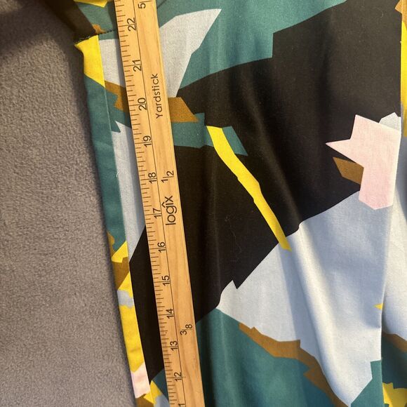 Milly Wide Leg Trousers Palazzo Pants Abstract Print Womens‎ Size 8 Colorful - Picture 6 of 10